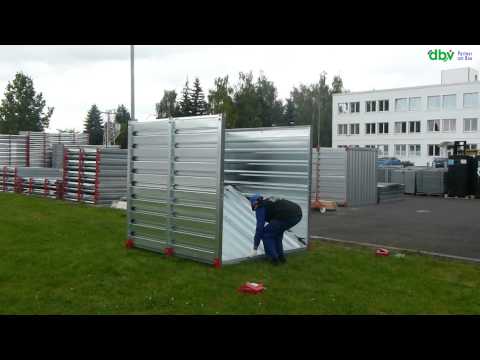 Montage Materialcontainer DBV