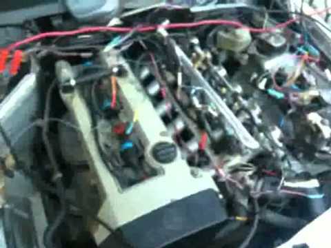 Mercedes 190 3.2 - first start.wmv