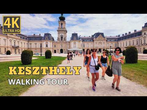 Walking Through Keszthely in 4K: 🇭🇺 From the Grand Palace to the Historic Square