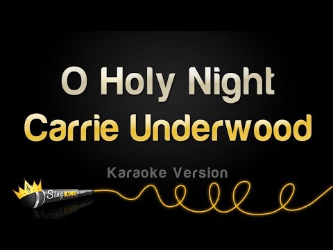 Carrie Underwood - O Holy Night (Karaoke Version)