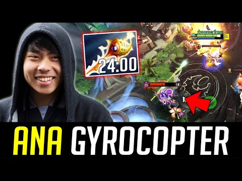 Ana back to his Original Fountain Farm HERO - 24 mins DIVINE RAPIER GYROCOPTER DOTA 2