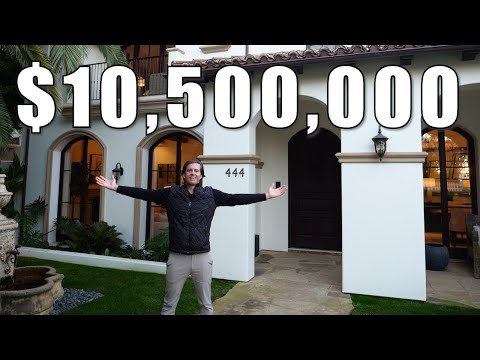Inside a $10.5 MILLION DOLLAR Santa Monica Estate w/ Unique Basement