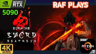 🔴 LIVE : Burning Sword: Death Sun, Acts of Blood & Hell Is Us Demos (4K60) - 🔴 RTX 5090