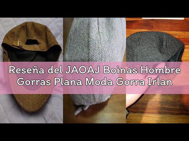 Vídeo relacionado con Gorra de repartidor de periódicos a cuadros para hombre, ajustable, de verano, plana, de algodón, boina escocesa, plana, de repartidor de periódicos irlandés, sombrero de taxista