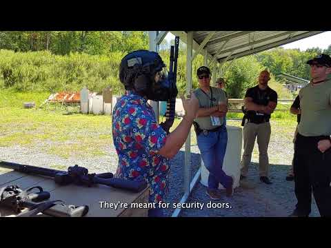 Royal Arms Ballistic Breaching Demo at the OfficerStore Matamoras LE Demo Day 2024