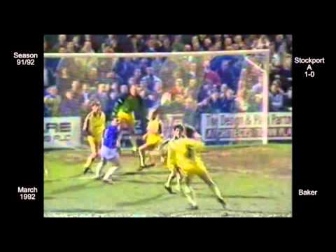 1991 - 92 34 W Stockport - Baker