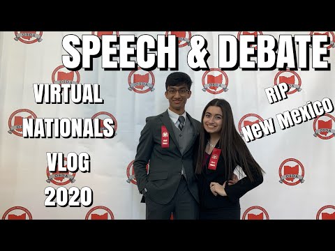 Speech and Debate Virtual NSDA Nationals 2020 Vlog || Cecile S