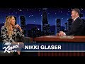 Nikki Glaser on Roasting Tom Brady, Her Dad Kissing Her on the Lips & Remembering She’s Going to Die