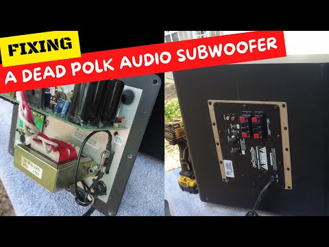 Fixing a Dead Polk Audio Subwoofer