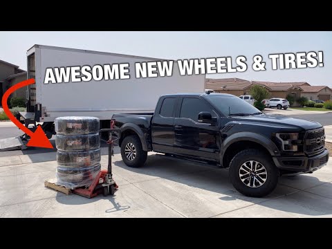 NEW Wheels & Tires for My 2019 Ford F-150 Raptor! FUEL Rebel BRONZE Wheels On NITTO Ridge Grapplers!
