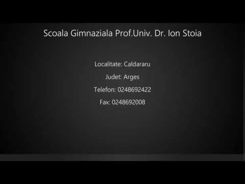 Scoala Gimnaziala Prof.Univ. Dr. Ion Stoia Caldararu