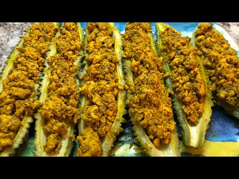 Stuffed Karela/Kaloungy/karela Boat/stuffed bitter melon