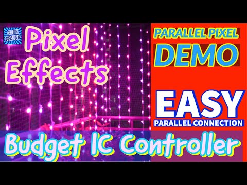 Parallel Controller Design Effects Demo for Pixel Led In India, IC Controllers for #Pixels #Pixelled