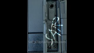 Leaked image shows Sony A7V’s New Port Design!