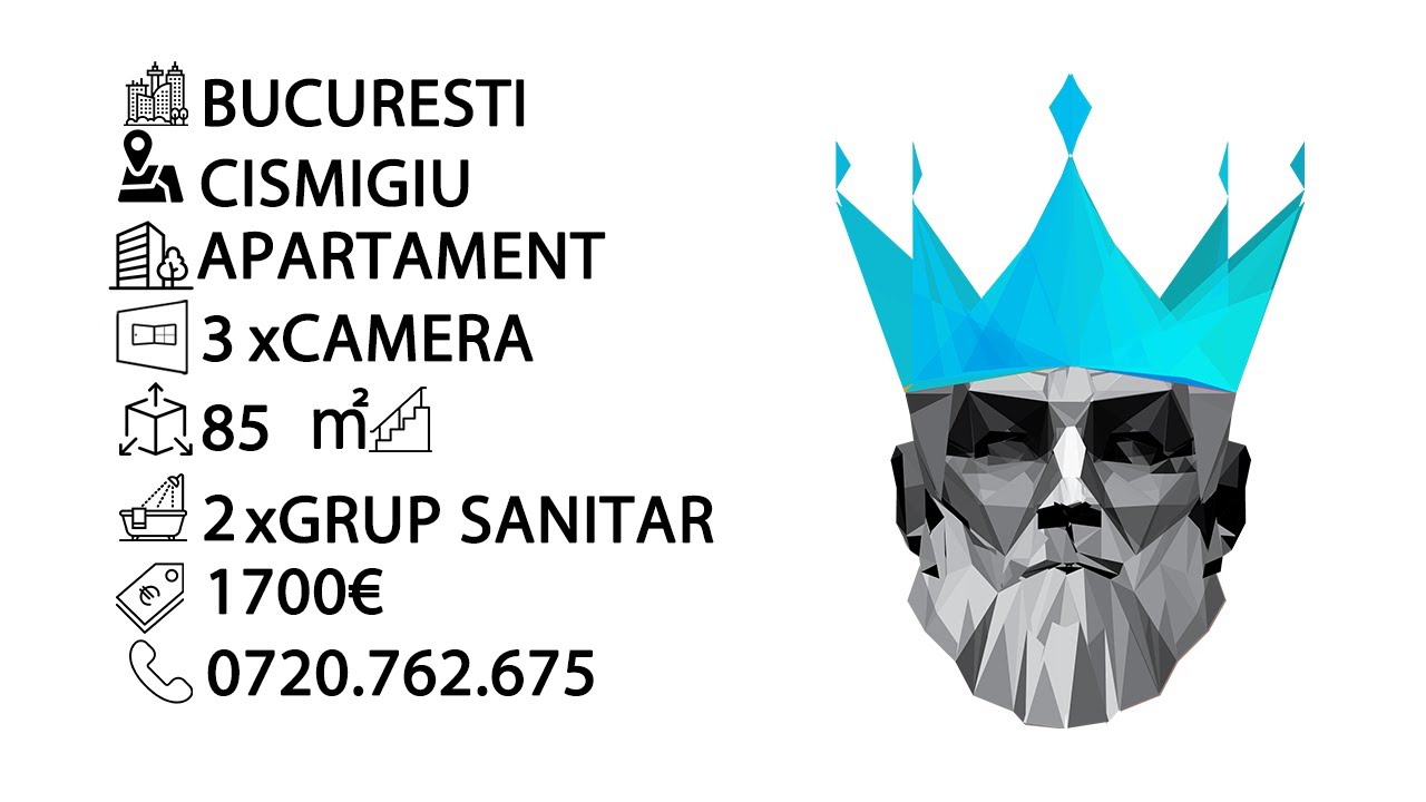Tur video Apartament Duplex 3 Camere Cismigiu