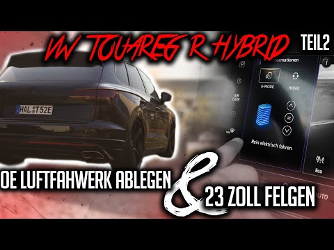 VW Touareg R Hybrid - OE air suspension removal & 23 inch rims part 2 ✖ Top Secret Tuning