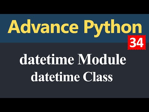 datetime Class in Python Hindi