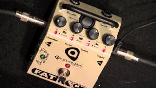 Video thumbnail for Amptweaker FATROCK high gain overdrive pedal demo with Kingbee Strat by gearmanndude