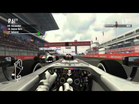 F1 2011 How Not To Take The First Corner