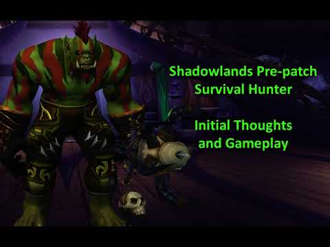 WOW Shadowlands Pre-patch | Survival Hunter | Thoughts & Gameplay
