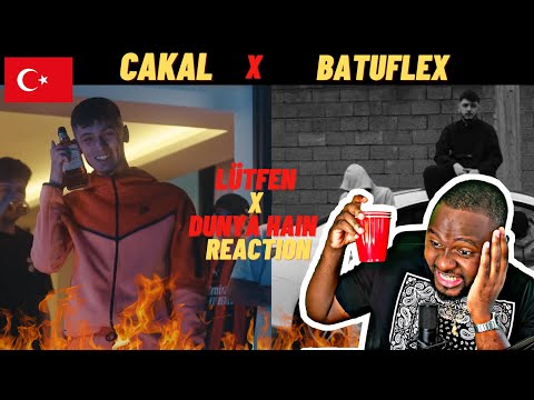 CALVIN REACTS to 🇹🇷 CAKAL - LÜTFEN & BATUFLEX - DUNYA HAIN | TWO TURKISH RAPPERS IN ONE REACTION 🔥🔥