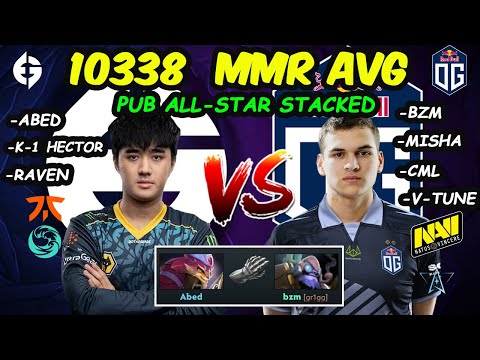 Abed vs BZM MIDLANE BATTLE - 10338 MMR AVG TI11 ALL-STAR RANKED Server SEA Dota 2 7.32c New Patch