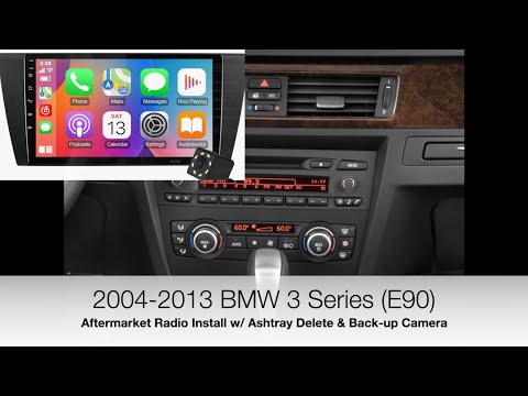 2004-2013 BMW 3 Series Aftermarket Radio Review & Install w/ Ashtray Delete E90