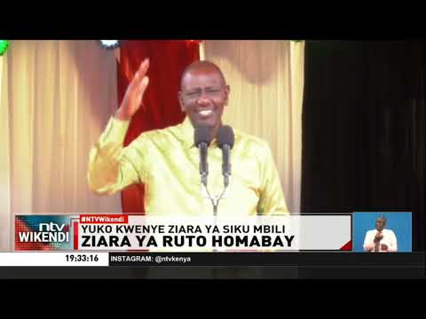 Rais Ruto awabebea wakazi wa Homa Bay zawadi tele katika jitihada za kutafuta uungwaji mkono