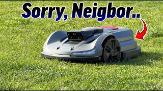 My Neighbor HATES my New Robot Lawn Mower 😅