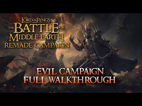 The Battle for Middle Earth 1.08 | Reforged Campaign | Evil Campaign Full Walkthrough!