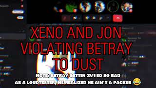 Betray getting BULLIED by ZPA, Xeno, & Jon for dissing. (DISCORD PACKING)