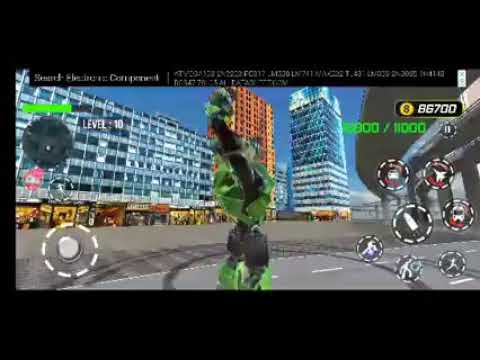 army bus robot transform wars – air jet robot game