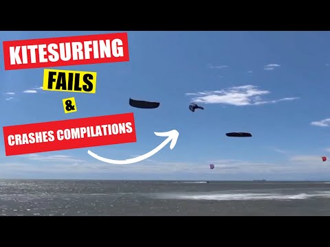 Kitesurfing FAILS and CRASHES Compilation 🔥- Part 1