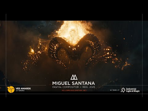 Miguel Santana da Silva: VFX Compositing Showreel 2025 - 10 years at ILM