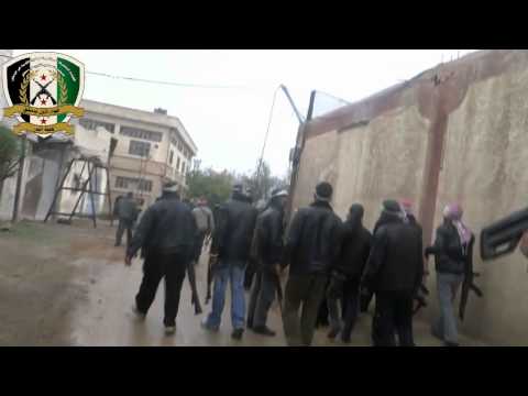 توجه كتيبة البدر التابعة للواء الأول لبدء اقتحام إدارة المركبات في مدينة حرستا في ريف دمشق ضمن معركة "ربيع المجاهدين"