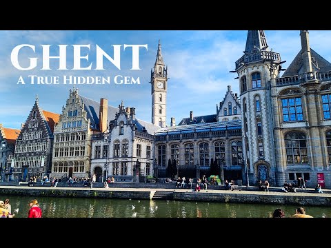 🇧🇪 GHENT | Exploring the MOST BEAUTIFUL CITY of Belgium in 4K | Walking Tour
