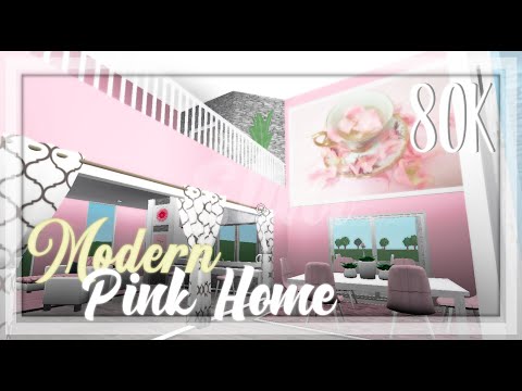 Bloxburg Blush Pink House - 50k giveaway winner roblox bloxburg youtube