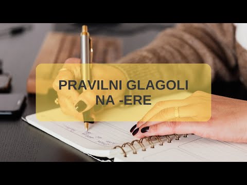 Pravilni glagoli na -ERE u italijanskom: nauči sadašnje vreme pravilnih glagola