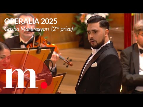 Grisha Martirosyan (2nd prize) at Operalia, the World Opera Competition 2025