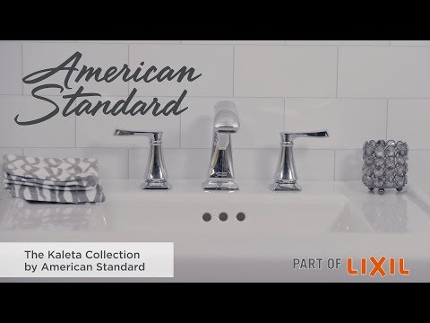 Kaleta 4-In. Centerset 2-Handle Bathroom Faucet 1.5 GPM with Lever Handles // POLISHED CHROME // YouTube Video