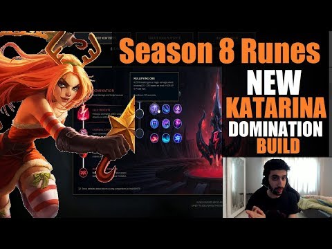 ►Katarina Season 8 NEW Runes Build explained - Theory Crafting | League Of Legends