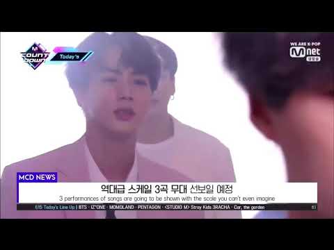 190418BTS 1st trailer on MCountdown for 'BOY WITH LUV' comeback performance