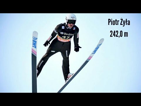 Piotr Żyła 242,0 m (22.03.2019). Konkurs indywidualny Planica Seven 2019