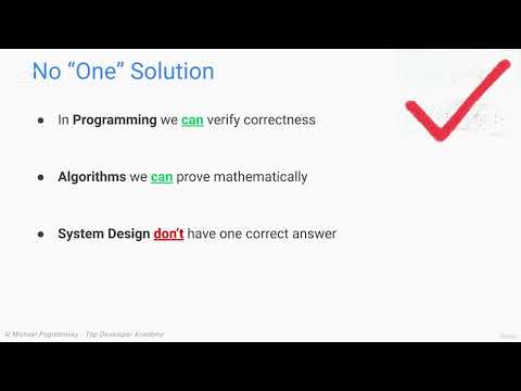 Course on Software Architecture & Design of Modern Large Scale Systems