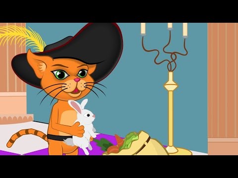 Le Chat Botté  | 1 Conte + 4 comptines et chansons  - dessins animés en français