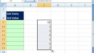 Excel Magic Trick 418: Reference Every Third Value