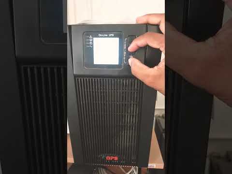 BPE ke On-Line UPS ko ON or OFF kaise karen | #shorts  #bpe #ups #onlineups #onoff #ict