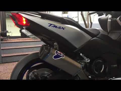 tmax 2017 sx with termignoni take of silencer