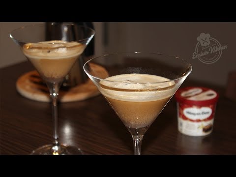 How To Make Affogato - ICED COFFEE RECIPE - Vanilla Caramel Brownie