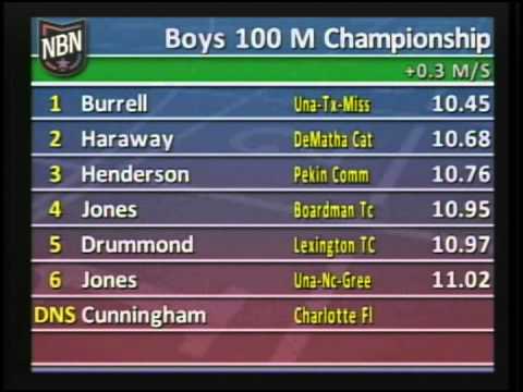 Boys 100m Championship Heat 2 - New Balance Nationals Outdoor 2013